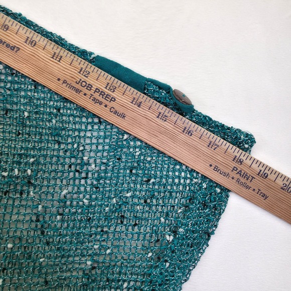 Elegant Teal Women's Sweater - Picture 7 of 16